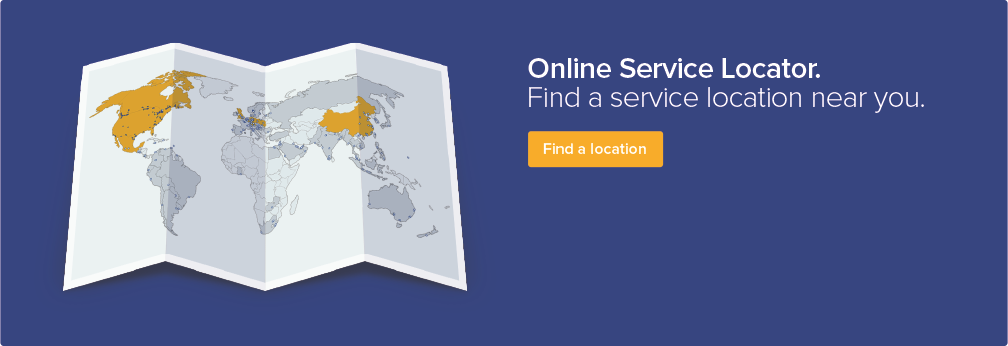 Open Online Service Locator in a new window